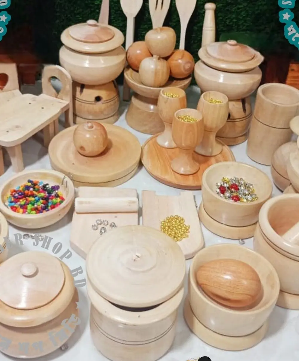 shakhershopbd Wooden toy set